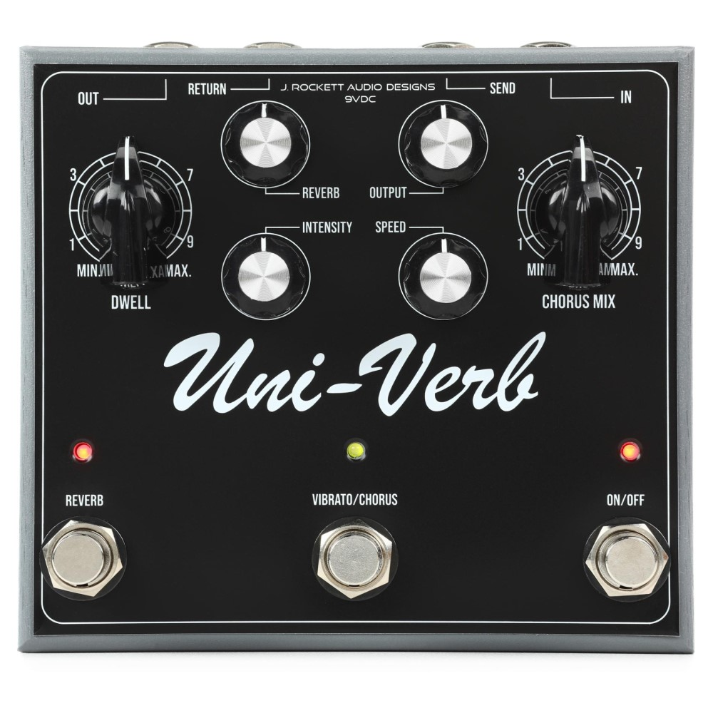 J Rockett Univerb Chorus/Vibe/Reverb Guitar Effects Pedal