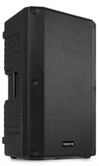 Vonyx VSA12 12-inch bi-amplified 800W active speaker with control panel and speaker grille, designed for live sound applications.