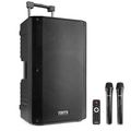 Vonyx VSA500 12? Portable PA Speaker with Wireless Mics