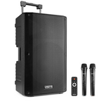 Vonyx VSA700-PA 15 Portable PA Speaker with Wireless Mics