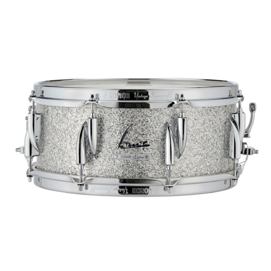 Sonor Vintage Series 14 x 6.5 Snare Drum Vintage Silver Glitter