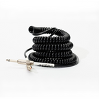 Voltage Vintage Coil Black 25ft G&H USA Plugs ST/ST Australian Made Guitar cable.