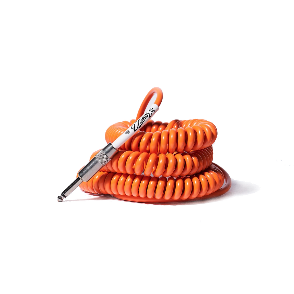 Voltage Vintage Coil Orange 25ft G&H USA Plugs ST/ST Australian Made Guitar Cable