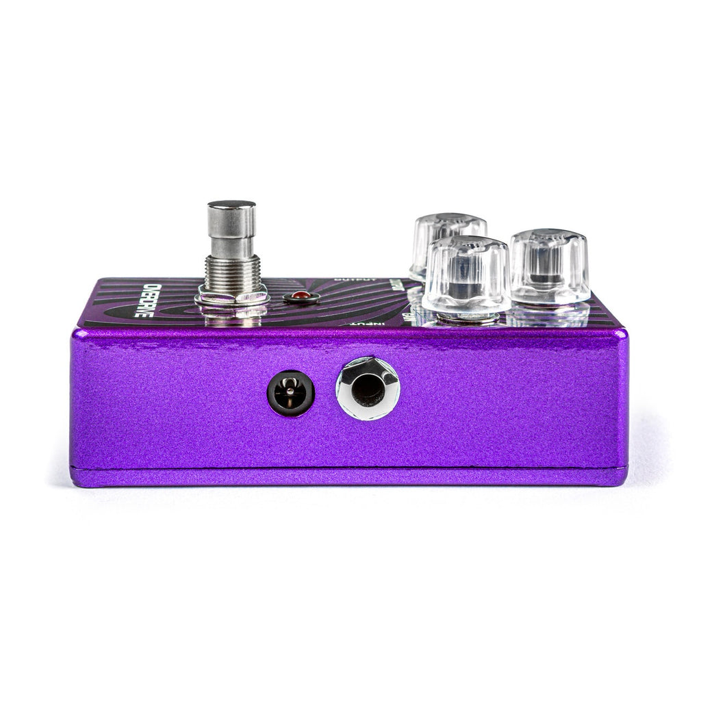 MXR Wylde Audio Sabbath Overdrive guitar effect pedal, limited edition, with black metal casing and control knobs visible.