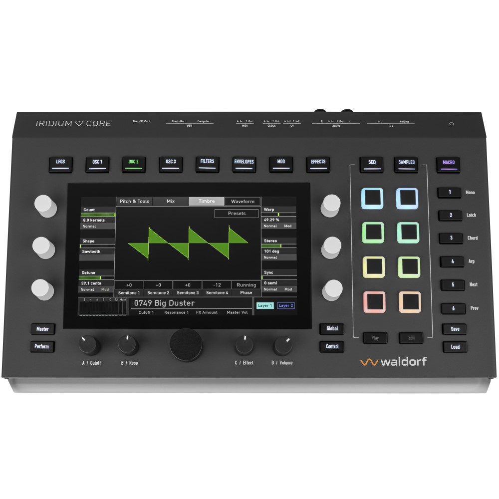 Waldorf Iridium Core Advanced Hardware Desktop Synthesizer