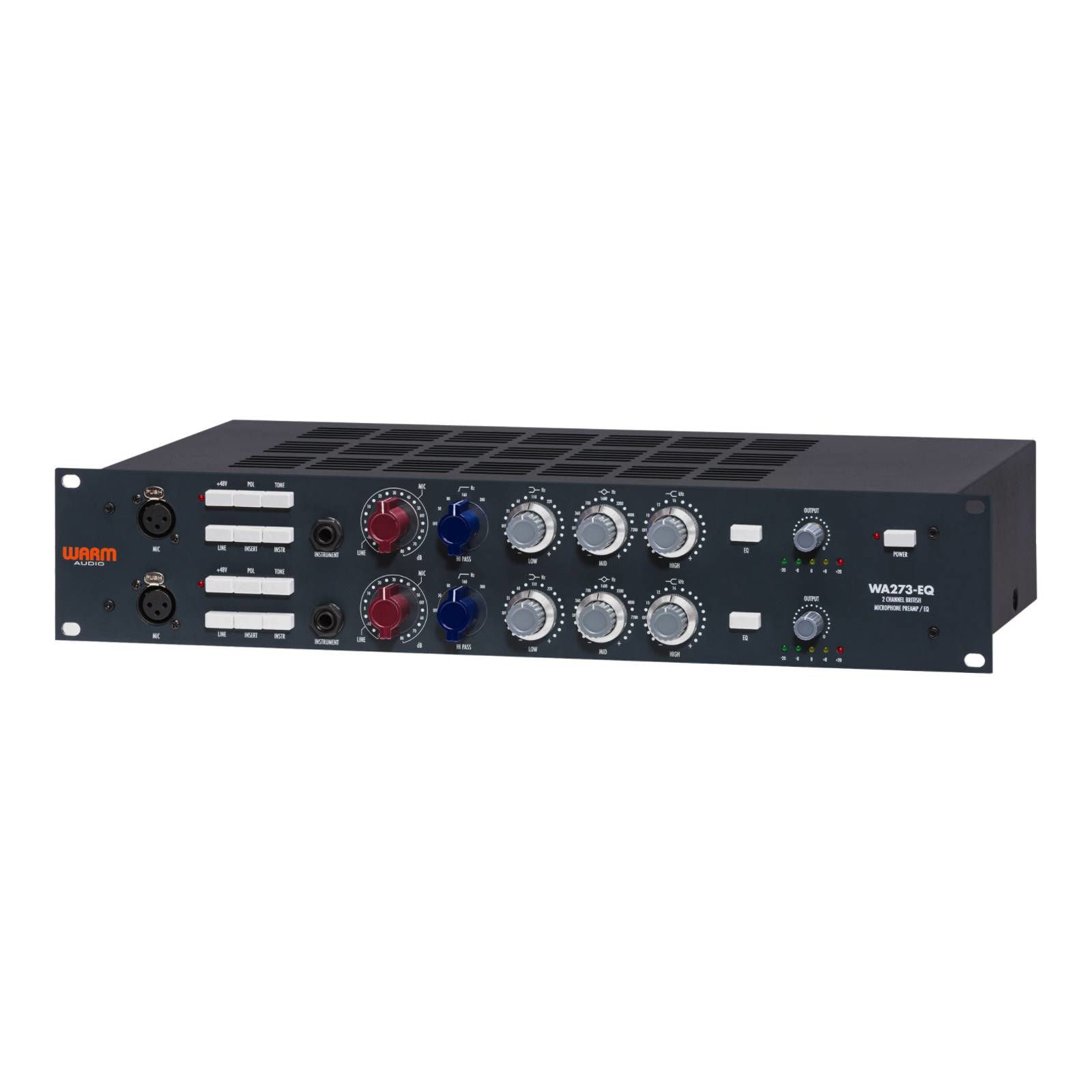 Warm Audio WA273-EQ 2 Channel British Microphone Preamp with EQ (WA273EQ)