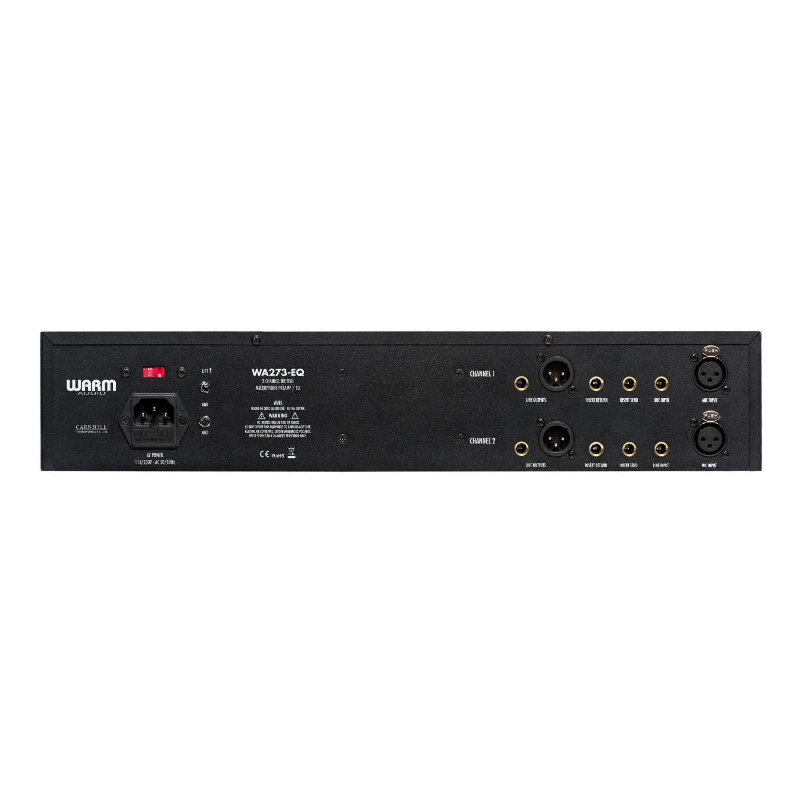 Warm Audio WA273-EQ 2 Channel British Microphone Preamp with EQ (WA273EQ)