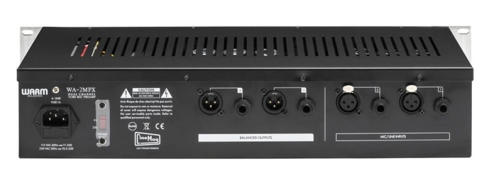 Warm Audio WA-2MPX Dual Channel Tube Microphone Preamp