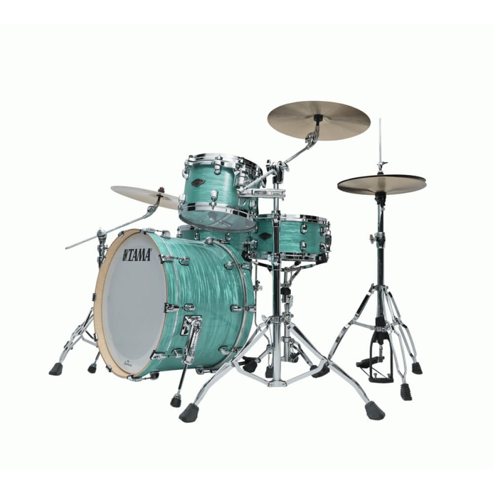 Tama Starclassic Walnut/Birch 20 3-Pce Drum Kit Shell Pack - 20/12/14 - Surf Green Silk