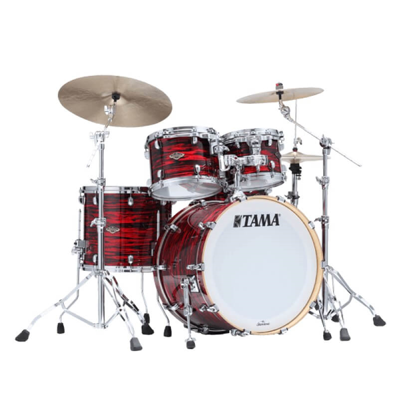 Tama Starclassic Walnut/Birch 22 4 Piece Drum Kit Shell Pack - 22/10/12/16 - Red Oyster