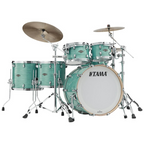 Tama Starclassic Walnut/Birch 22 5-Pce Drum Kit Shell Pack - 22/10/12/14/16 - Surf Green Silk