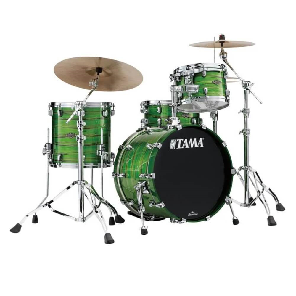 Tama Starclassic Walnut/Birch 22 3-Pce Drum Kit Shell Pack - 22/12/16 - Lacquer Shamrock Oyster