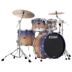 Tama Starclassic Walnut/Birch 22 3 Piece Drum Kit Shell Pack - 22/12/16 - Satin Purple Atmosphere Fade