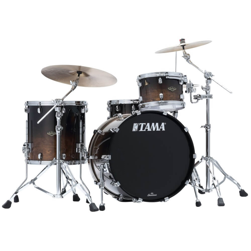 Tama Starclassic Walnut/Birch 22 3-Pce Drum Kit Shell Pack - 22/12/16 - Transparent Mocha Fade