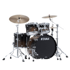 Tama Starclassic Walnut/Birch 22 4-Pce Drum Kit Shell Pack - 22/10/12/16 - Transparent Mocha Fade