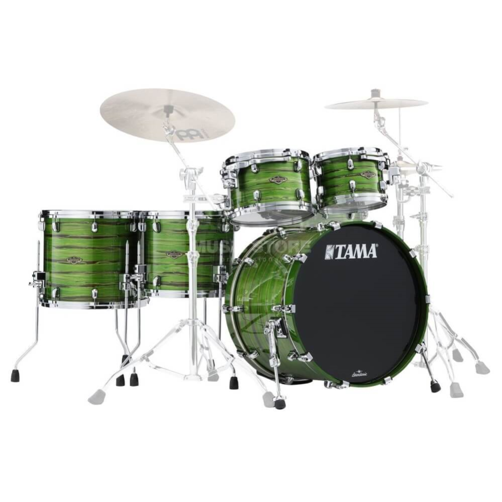 Tama Starclassic Walnut/Birch 22 5-Pce Drum Kit Shell Pack - 22/10/12/14/16 - Lacquer Shamrock Oyster