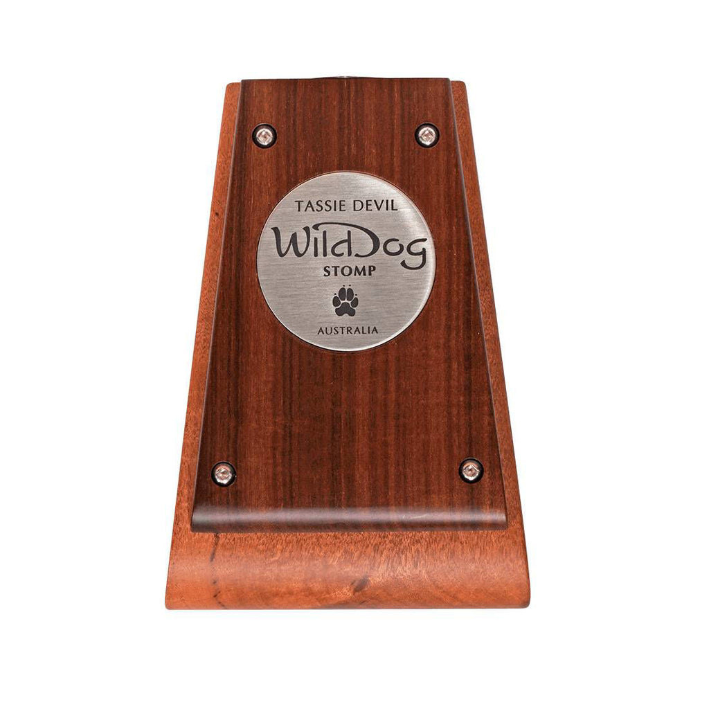 Wild Dog Tassie Devil Gidgee stomp box effects pedal with rugged design and control knobs for guitar effects.