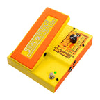Digitech MonoNeon Signature Whammy effects pedal showing controls and colorful design on a black pedal board.