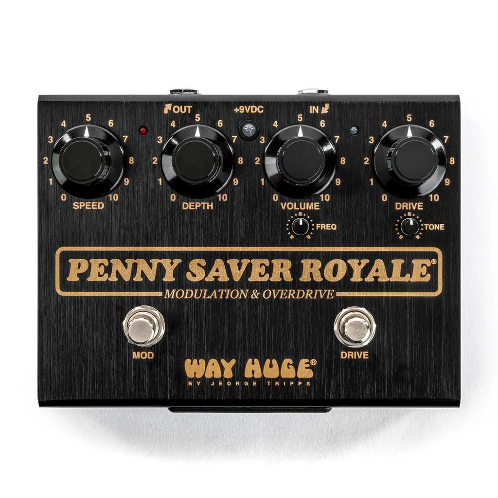 Way Huge WHE901 Penny Saver Royale Modulation + Overdrive Guitar Effects Pedal