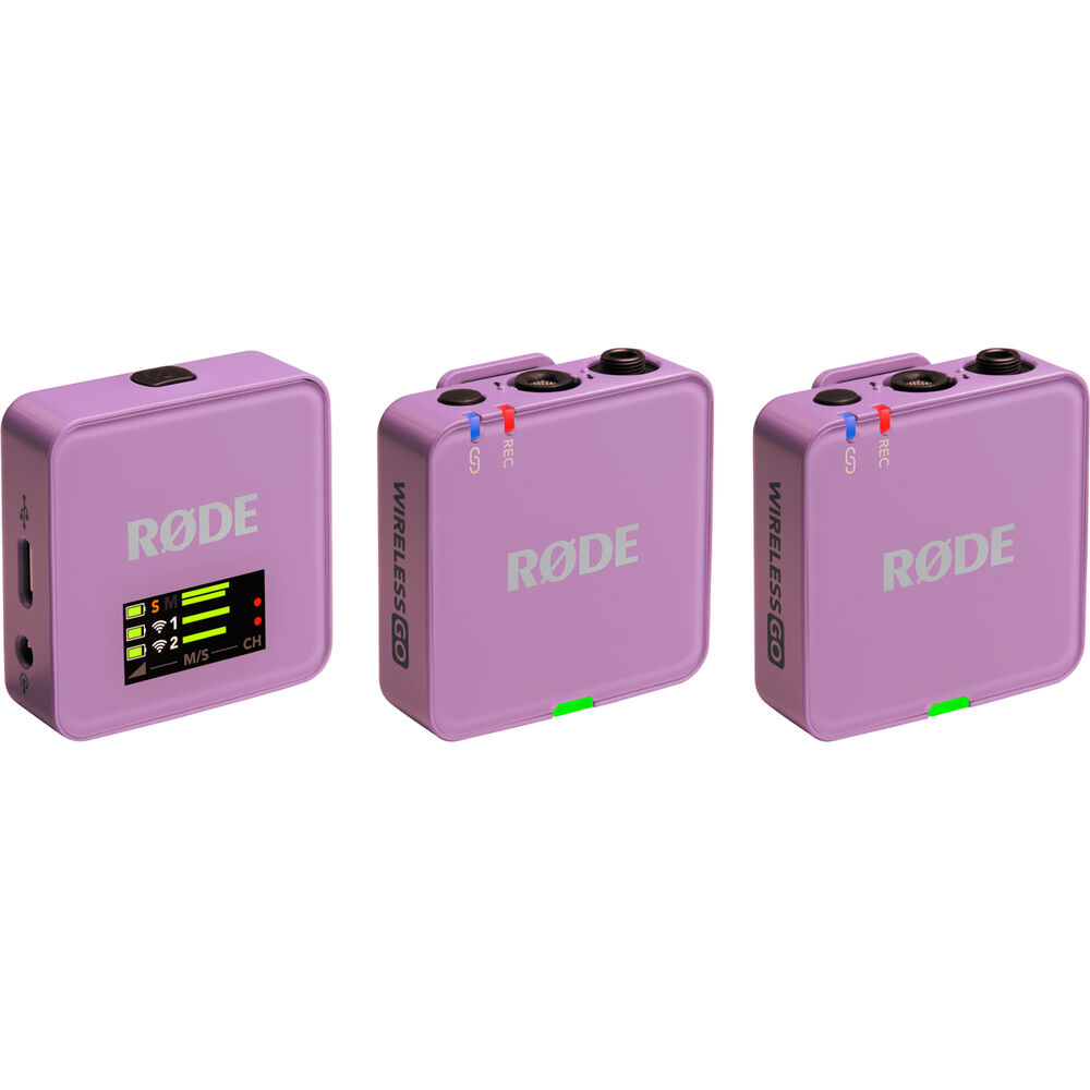 Rode Wireless GO Gen 3 Compact Wireless Microphone System - Lilac