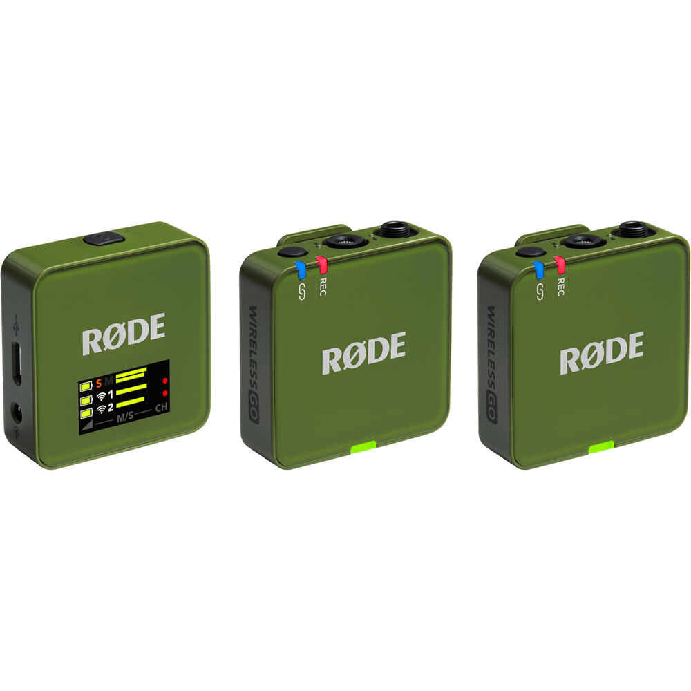 Rode Wireless GO Gen 3 Compact Wireless Microphone System - Moss