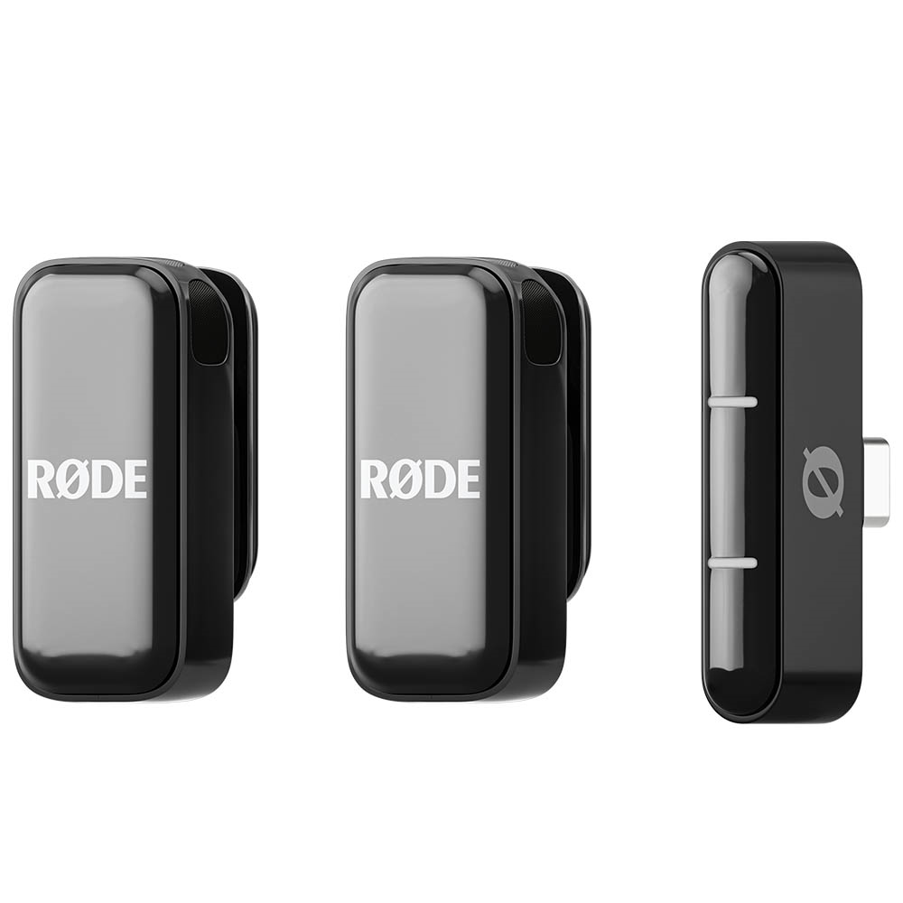 Rode Wireless Micro Ultra-compact Wireless Microphone in Black for USB-3 Smartphone