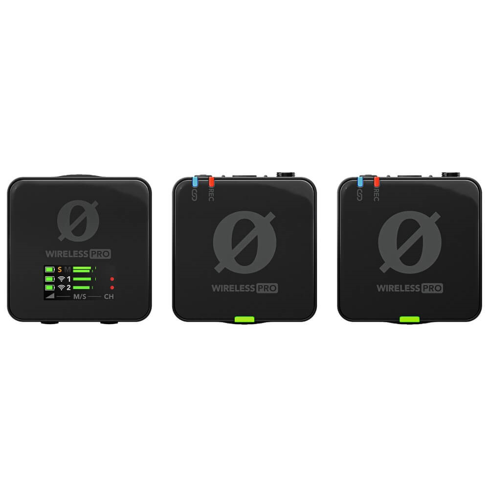 RODE Wireless PRO Dual Compact Wireless Microphone System with Accessory Pack