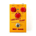 Way Huge Conspiracy Theory guitar effects pedal with knobs and footswitch, designed for versatile sound modulation.