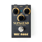 Way Huge Smalls Supa-Lead guitar effects pedal, compact single effects pedal with control knobs and input/output jacks.