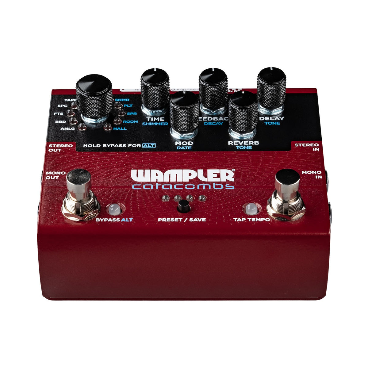 Wampler Catacombs Reverb & Delay Effects Pedal