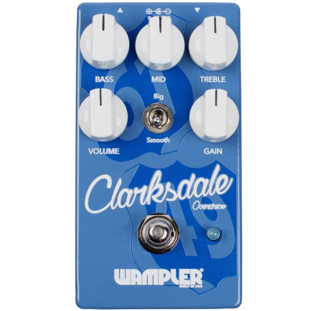 Wampler Clarksdale Overdrive Guitar Effect Pedal
