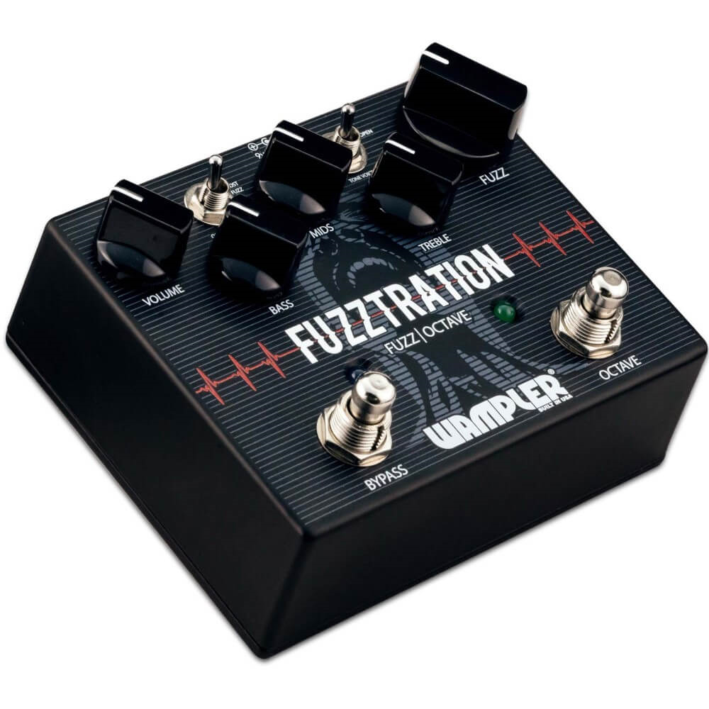 Wampler Fuzztration Octave Fuzz Guitar Effect Pedal with EQ and Voicing Switch