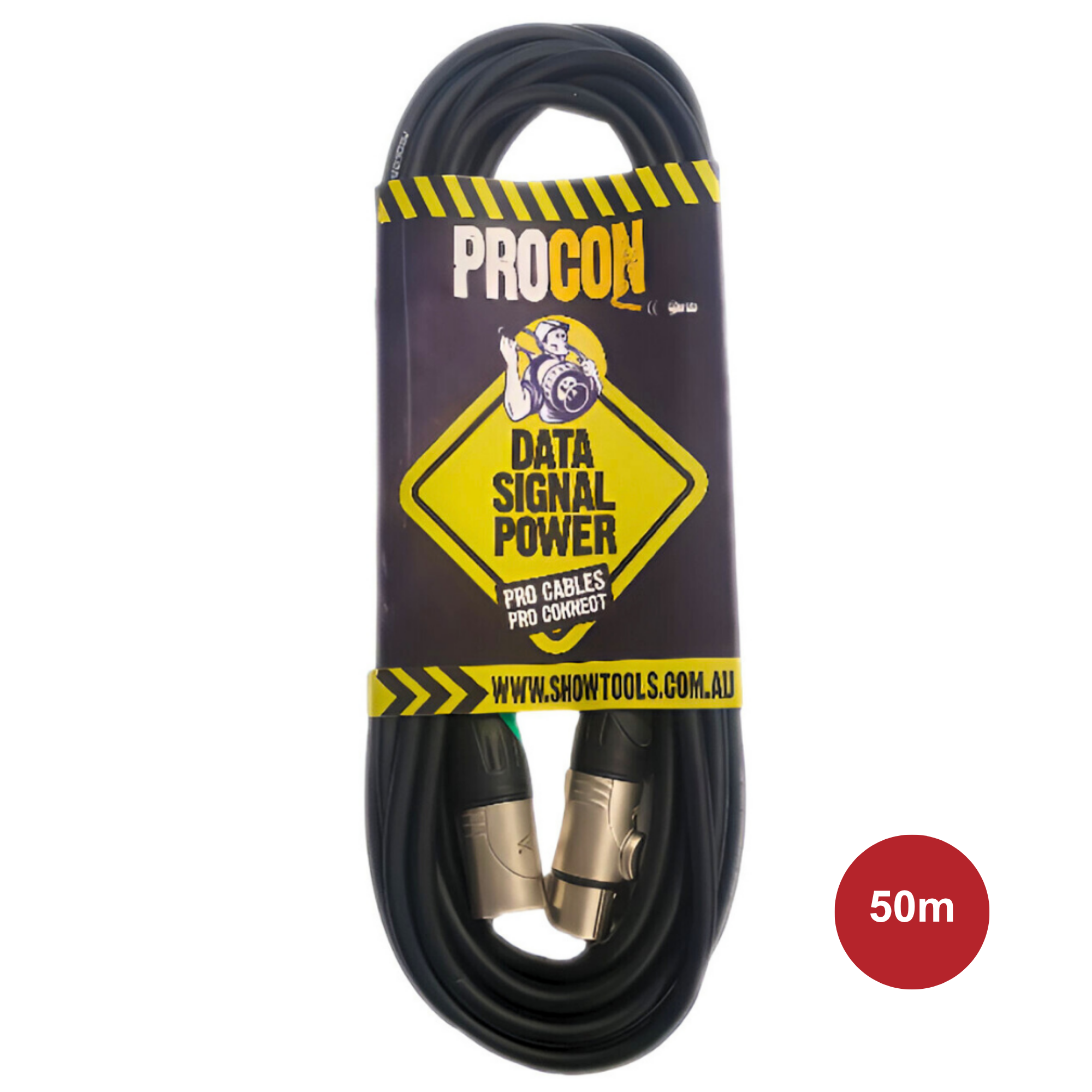 ProCon IP67 3 Pin DMX Cable - Touring Grade :50M