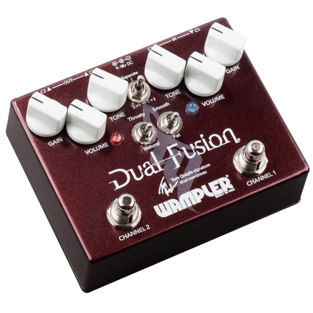 Wampler Dual Fusion Tom Quayle Signature Dual Overdrive Guitar Effect Pedal