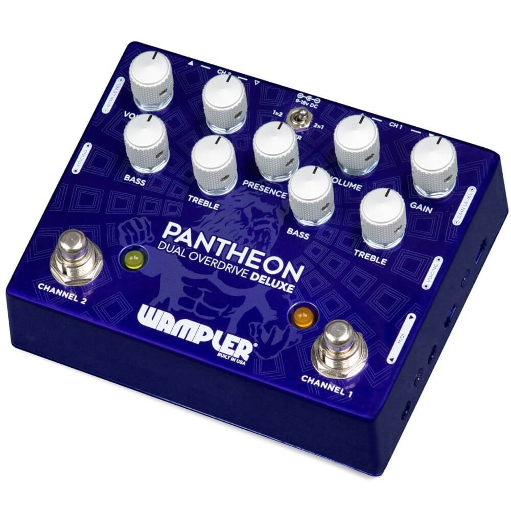 Wampler Pantheon Deluxe Dual Overdrive Guitar Effect Pedal