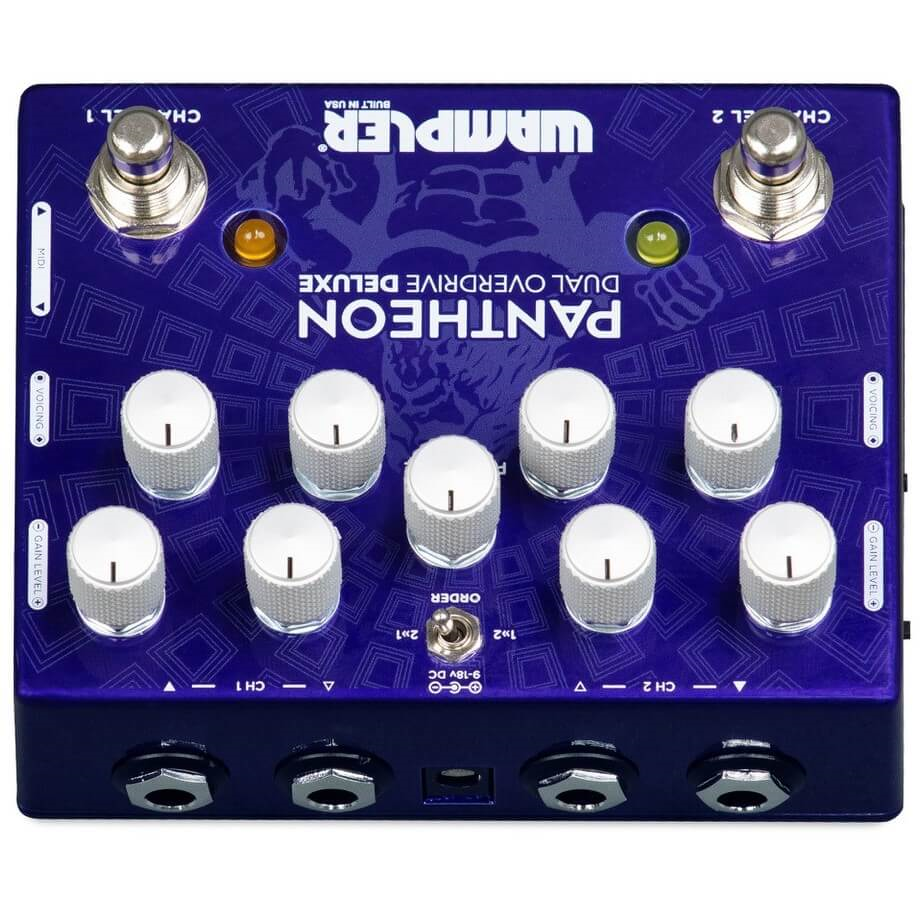 Wampler Pantheon Deluxe Dual Overdrive Guitar Effect Pedal