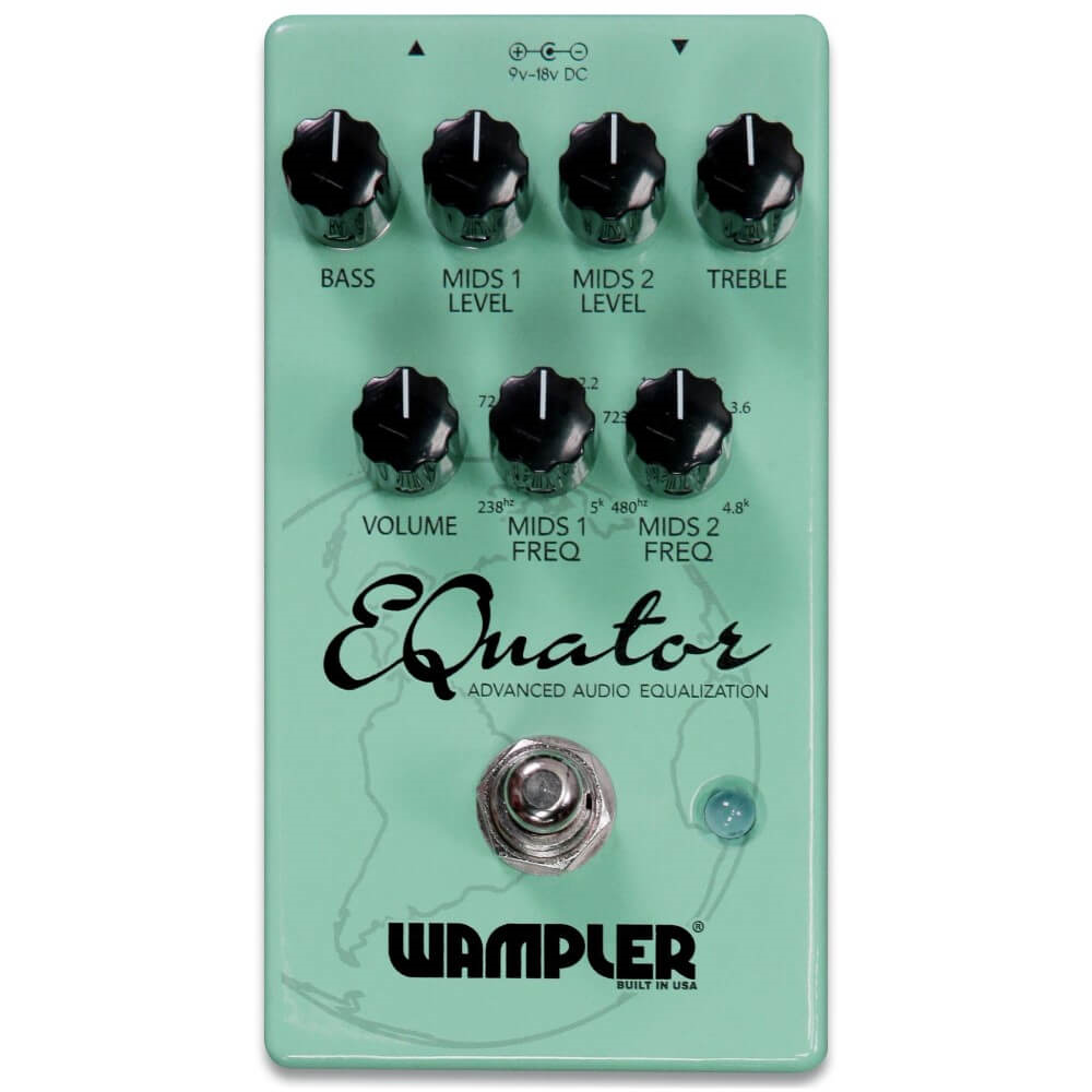 Wampler EQuator Parametric EQ Guitar Effect Pedal