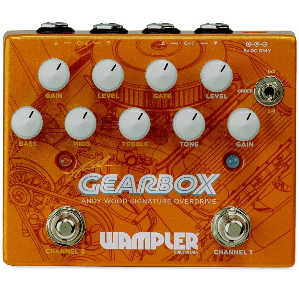 Wampler Gearbox Andy Wood Signature Dual Overdrive Guitar Effect Pedal