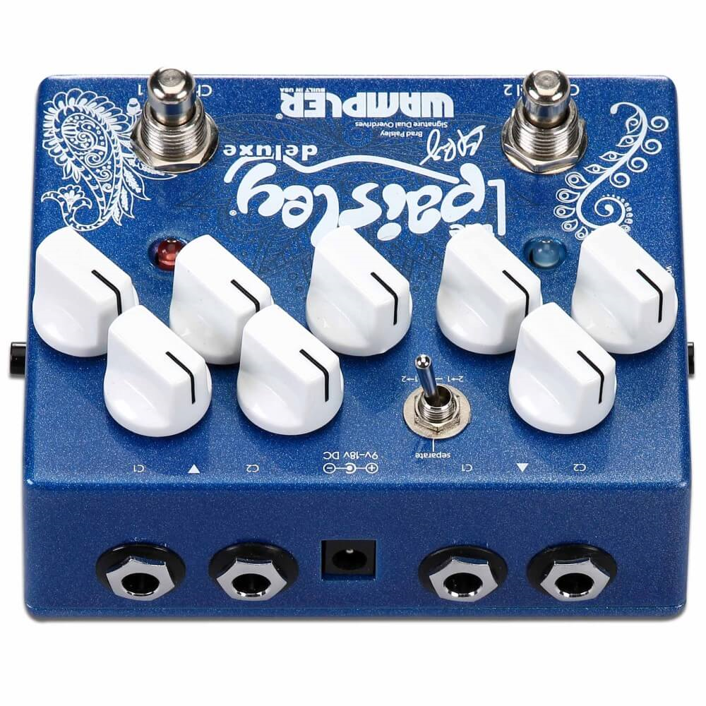 Wampler Paisley Deluxe Brad Paisley Signature Dual Overdrive Guitar Effect Pedal