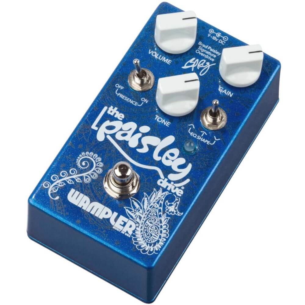 Wampler Paisley Drive Brad Paisley Signature Overdrive Guitar Effect Pedal