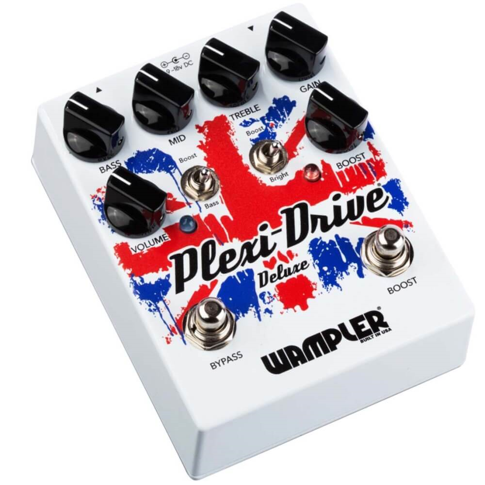 Wampler Plexi-Drive Deluxe Overdrive Guitar Effect Pedal with Boost