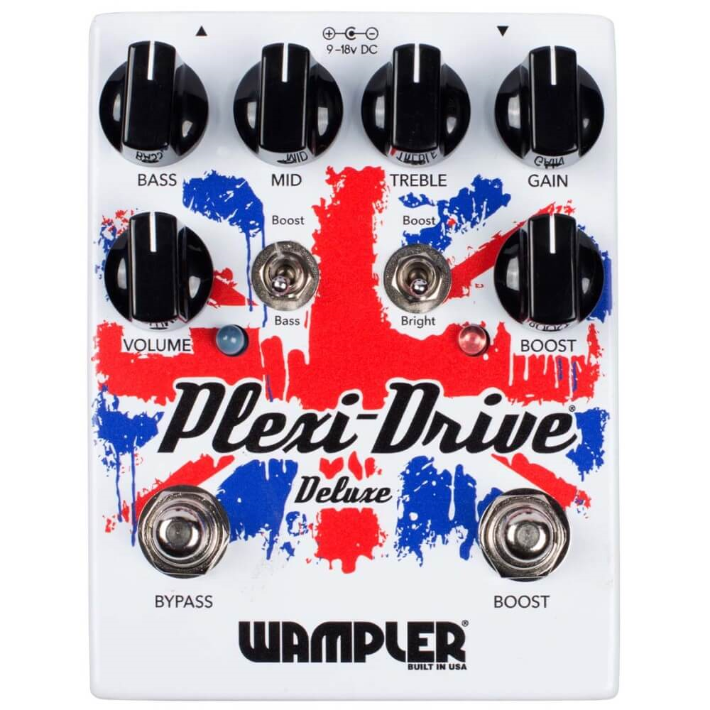 Wampler Plexi-Drive Deluxe Overdrive Guitar Effect Pedal with Boost