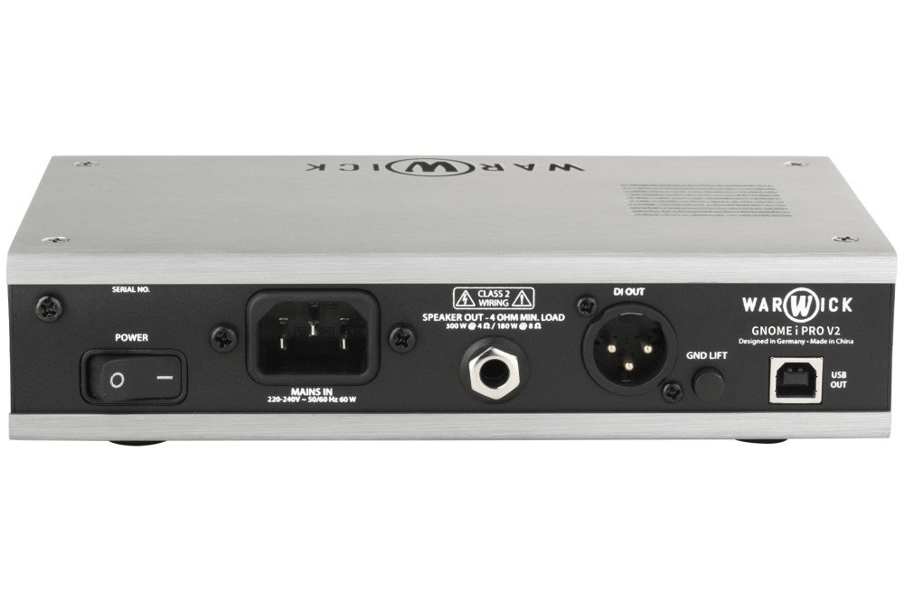 Warwick Gnome i Pro V2 300W Bass Amplifier Head with USB Interface