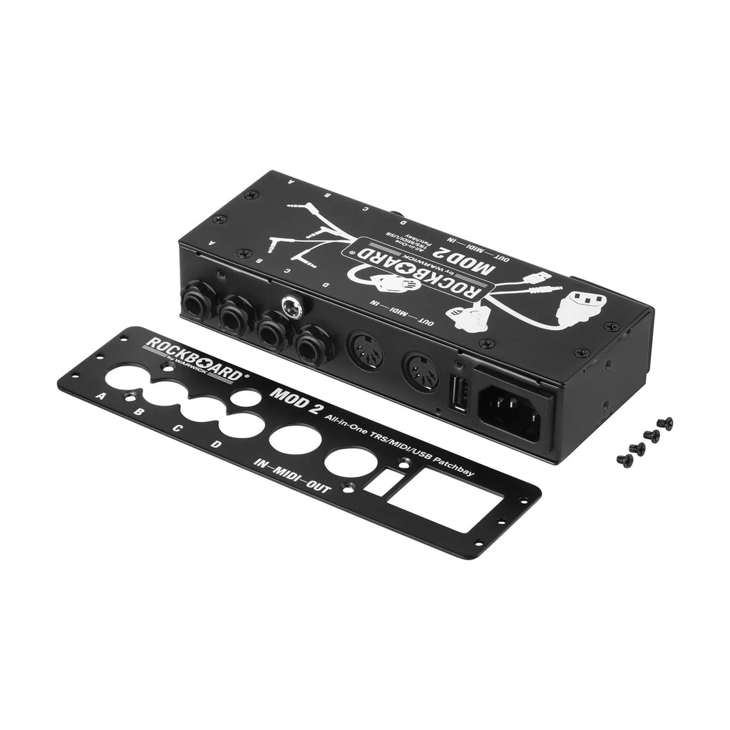 Rockboard Module 2 Pedalboard Patchbay (TS/TRS, MIDI, USB)