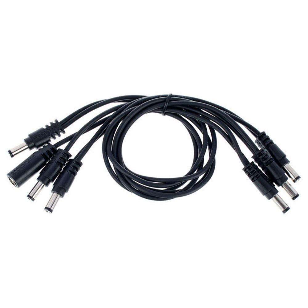 RockBoard Flat Daisy Chain Cable - 6 Outputs, Straight