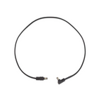 Rockboard Power Supply Cable Black - Right angle to straight - 60cm