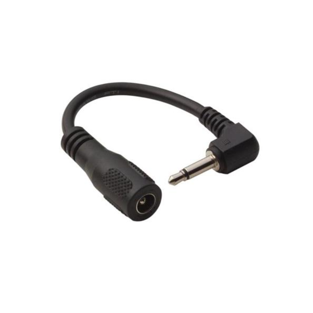 RockBoard Power Ace 3.5mm effects accessory with 1/8-inch connector, used for guitar pedal power supply connections.