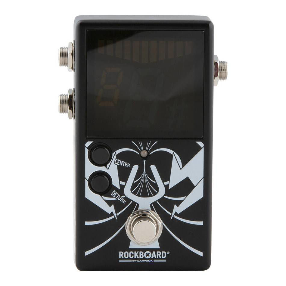 RockBoard ST-01 StageTuner chromatic guitar tuner pedal with display and footswitch for tuning electric guitars.