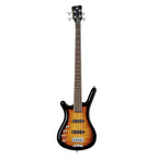 Warwick Rockbass Corvette Classic Left-Handed 4 String Bass Guitar Almond Sunburst Trans High Polish
