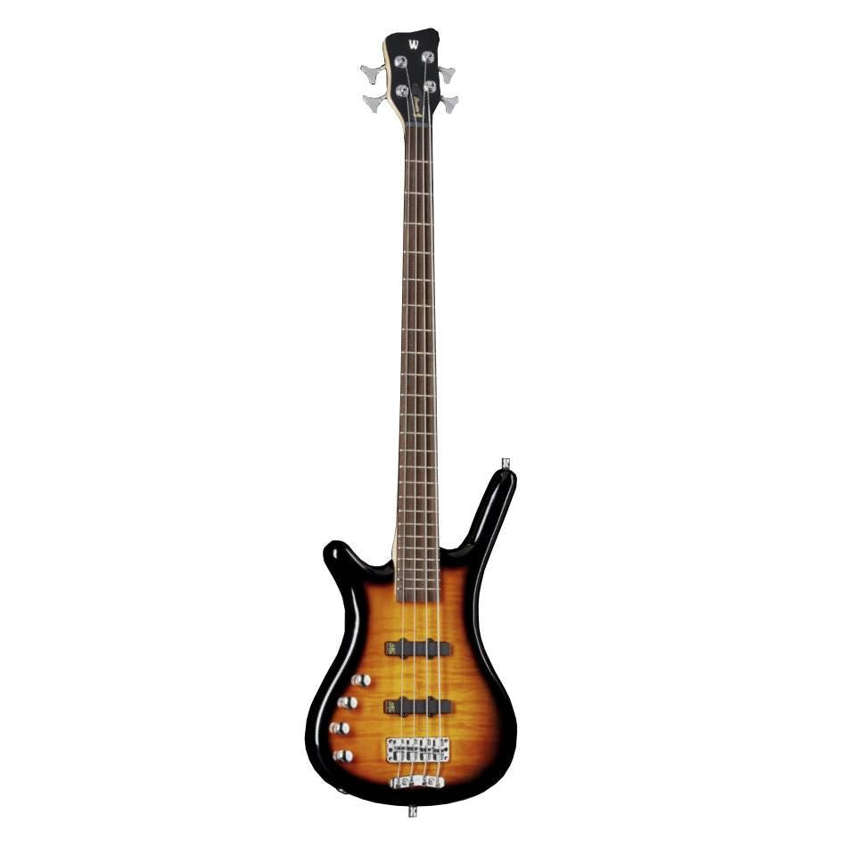 Warwick Rockbass Corvette Classic Left-Handed 4 String Bass Guitar Almond Sunburst Trans High Polish